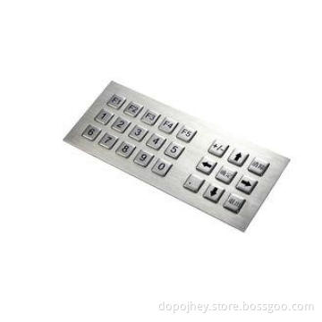 Customized Vandalproof metal keypad for spepcial applicatio